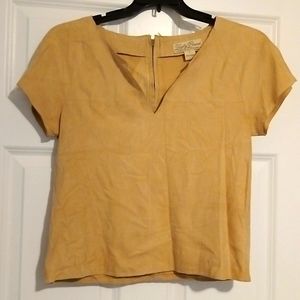 Suede top